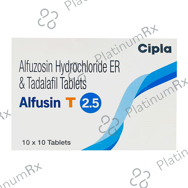 Alfusin T 10/2.5mg Tablet ER 10s