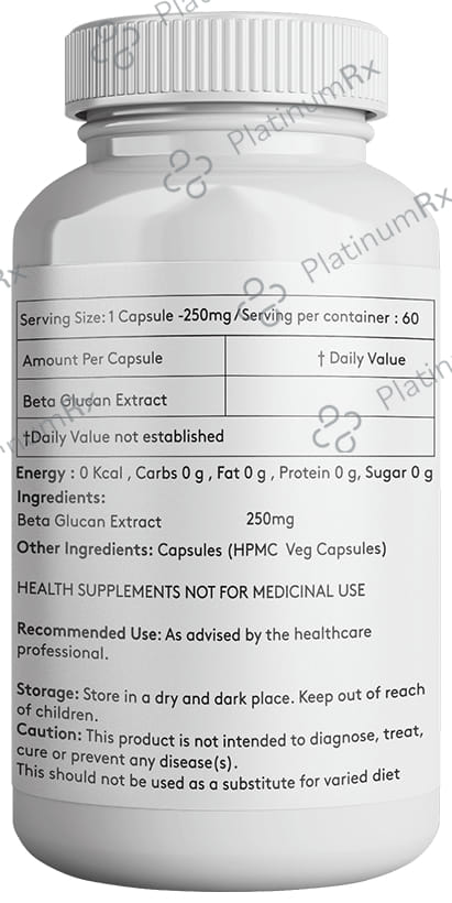 Giosun Beta Glucan 250mg Veg Capsule