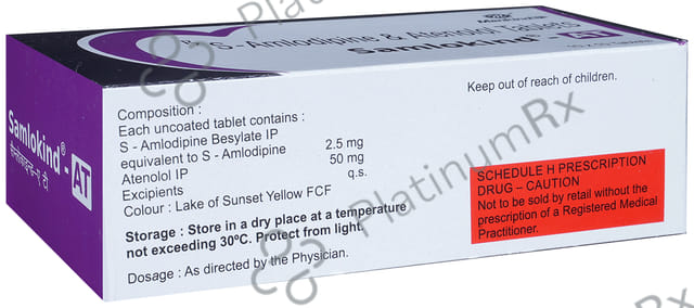 Samlokind AT 2.5/50mg Tablet 10s