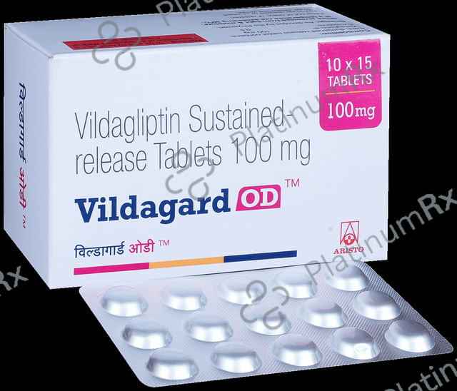 Vildagard OD 100mg Tablet