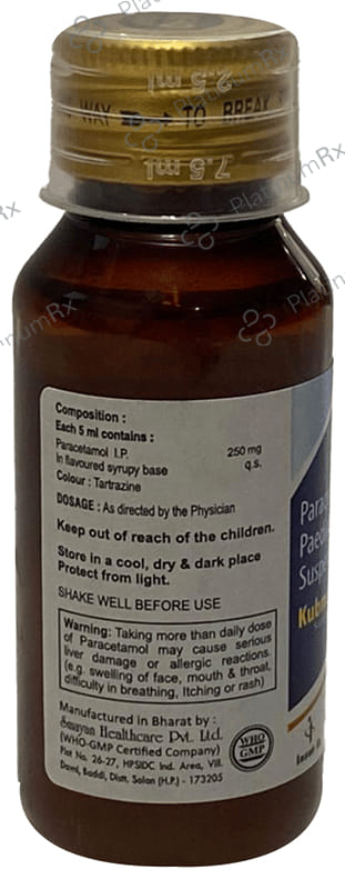 Kubmol Alphonso Mango Flavour Oral Suspension 60ml