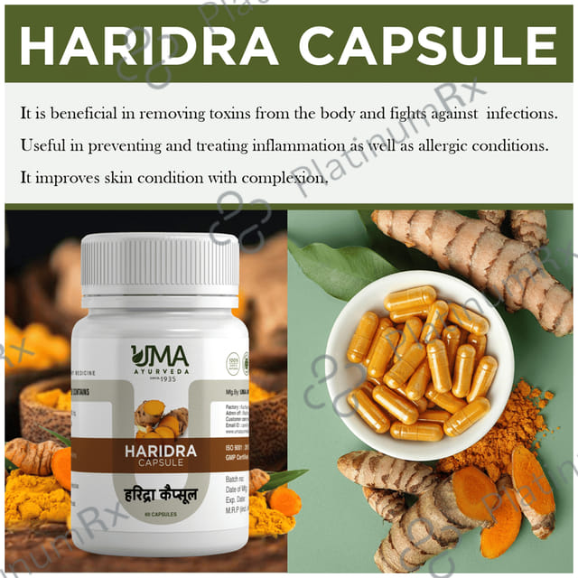 Uma Ayurveda Haridra Capsule