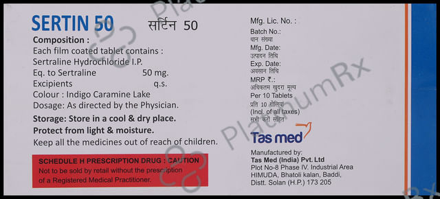 Sertin 50 Tablet