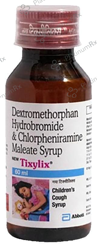 New Tixylix 2/5mg Syrup 60ml