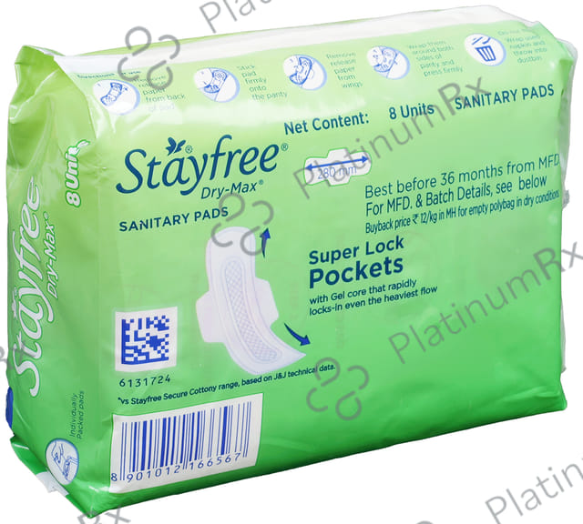 Stayfree Dry Max Ultra Dry Pads 8s
