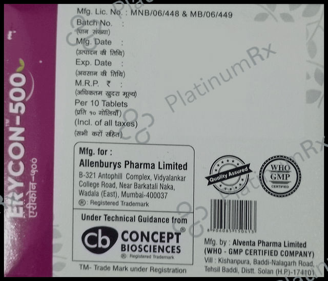 Erycon 500 Tablet