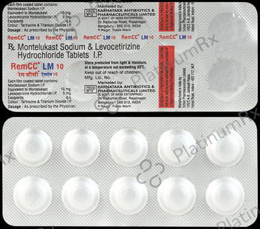Rem CC LM 5/10mg Tablet 10s