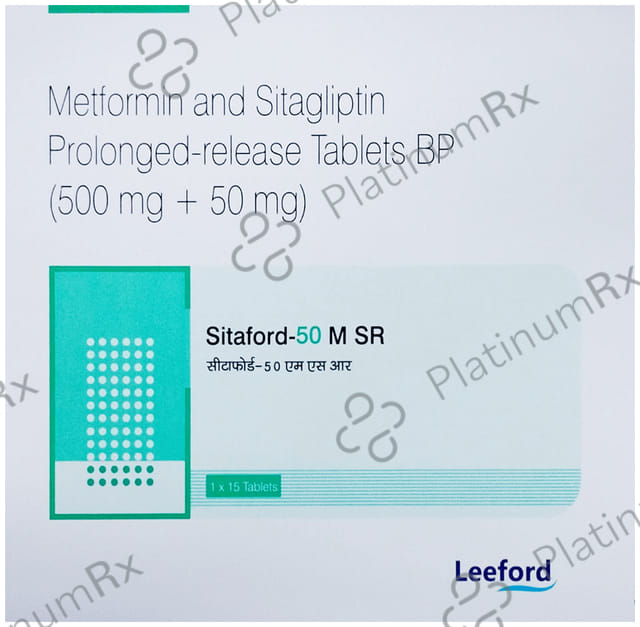 Sitaford M 50/500mg Tablet SR 15s