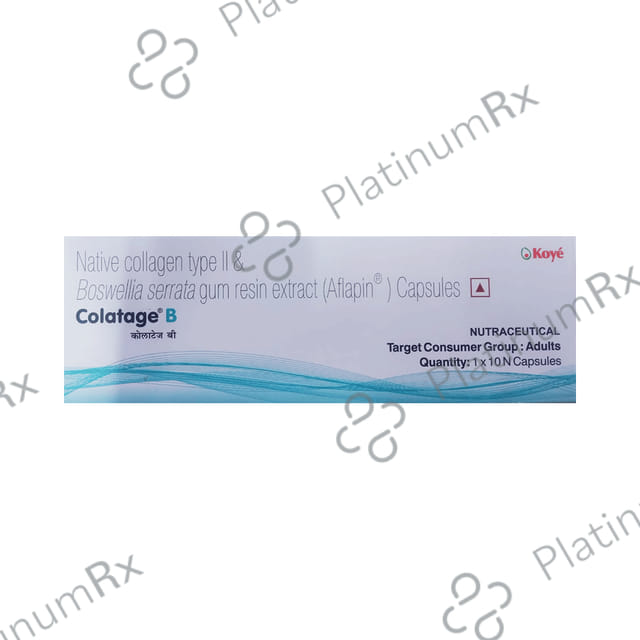 Colatage B 70mg Capsule 10s