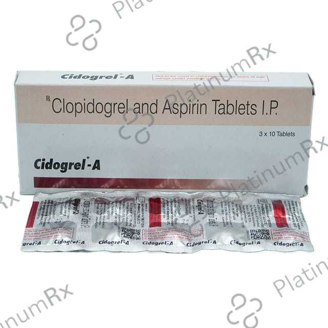 Cidogrel A 75/75mg Tablet 10s