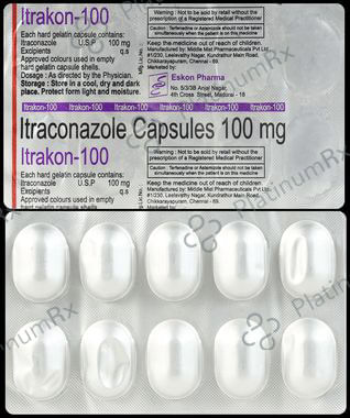 Itrakon 100mg Capsule 10s