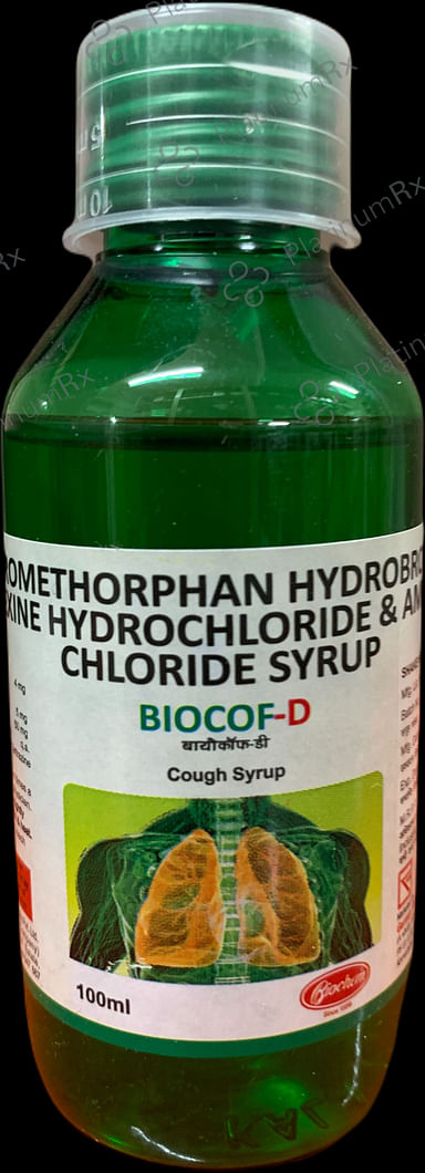 Biocof D 4/5/50mg Syrup 100ml