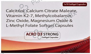 Acro D3 Strong Softgel Capsule 10s