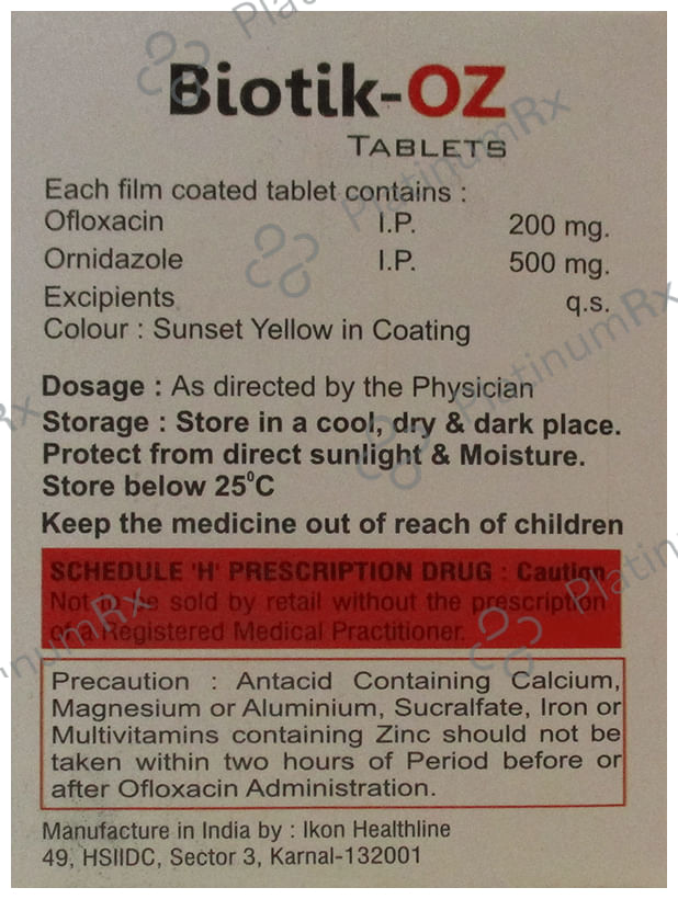 Biotik-OZ Tablet