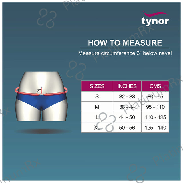Tynor A 20 Pregnancy Back Support Belt Medium Grey