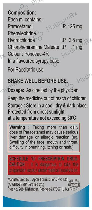 Jincold Oral Drops Mixed Fruit