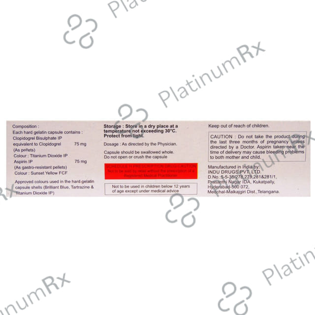 Clopikind-AS 75mg/150mg Tablet