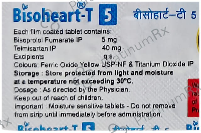 Bisoheart T 5/40mg Tablet 10s