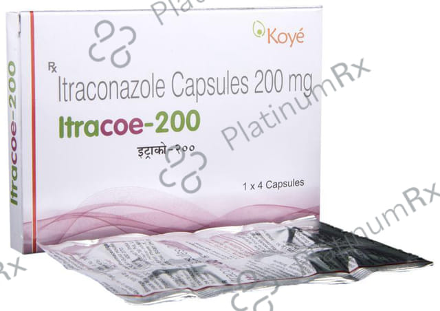 Itracoe 200mg Capsule 4s