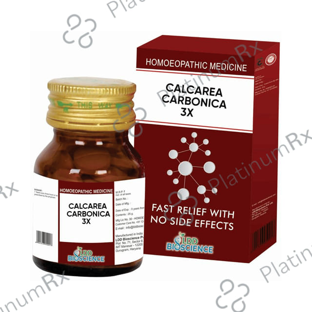 LDD Bioscience Calcarea Carbonica 3X 25 gm