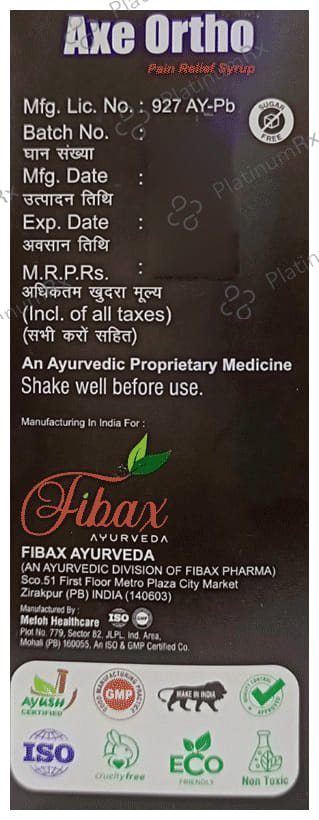 Fibax Axe Ortho Syrup