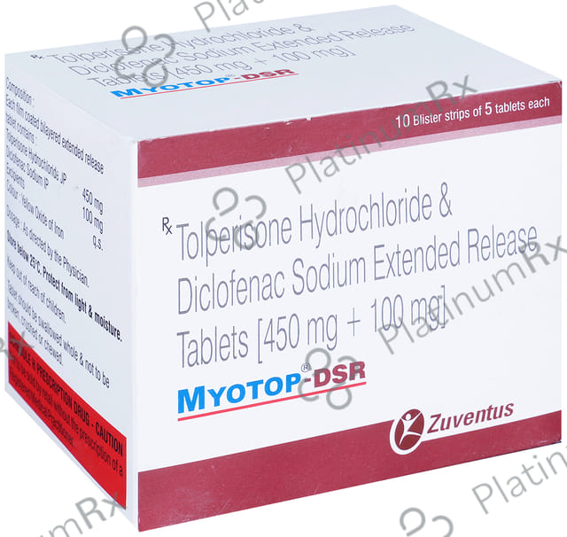 Myotop DSR 450/100mg Tablet 5s