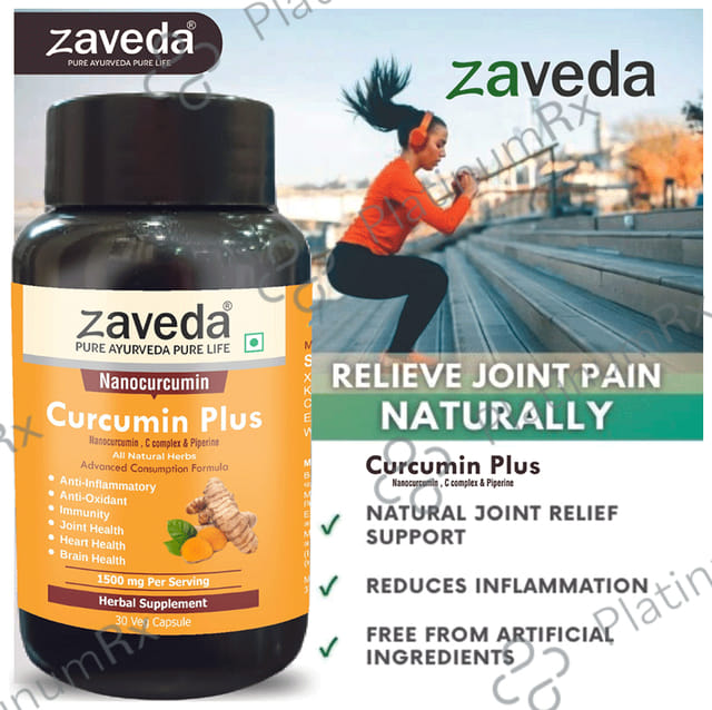Zaveda Curcumin Plus Veg Capsule 30 vegicaps