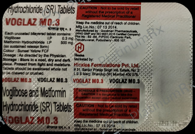 Voglaz M 0.3 Tablet SR 10s