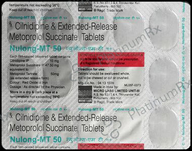 Nulong MT 50/10mg Tablet ER 15s