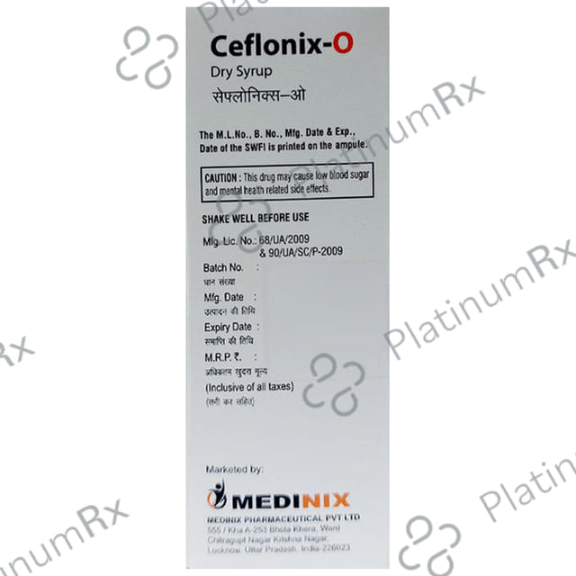 Ceflonix-O Dry Syrup Orange