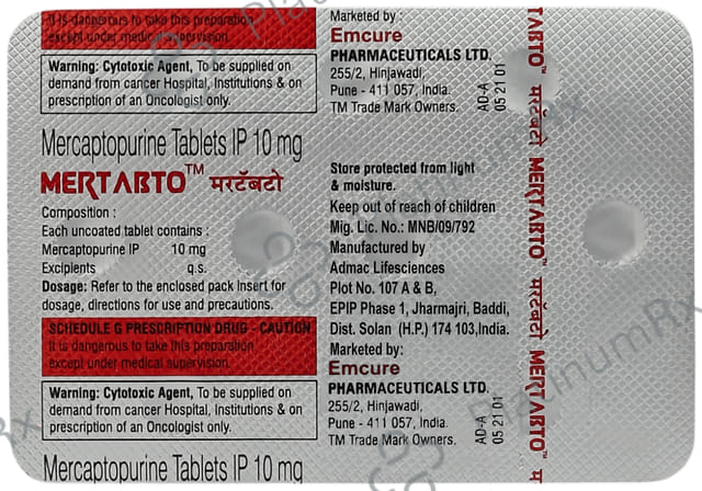 Mertabto 10mg Tablet