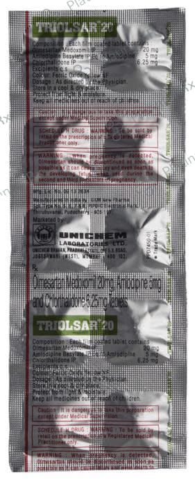 Triolsar 20 Tablet 10s