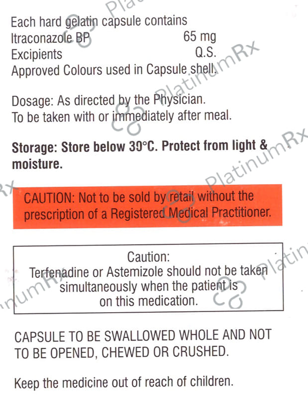 Funzi IT SB 65mg Capsule 10s