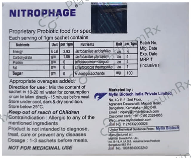 Nitrophage Sachet 6gm