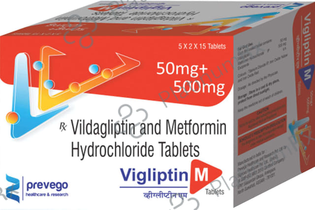 Vigliptin M 500/50mg Tablet 15s