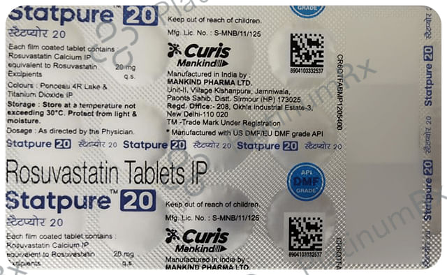 Statpure 20mg Tablet 15s