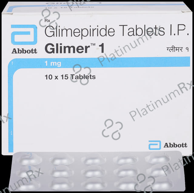 Glimer 1mg Tablet 15s