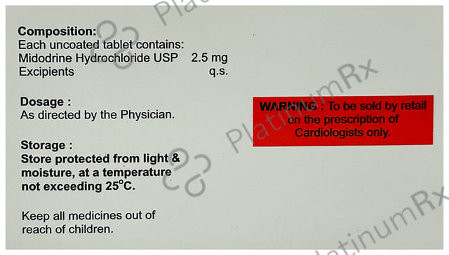 Drinela 2.5mg Tablet 10s