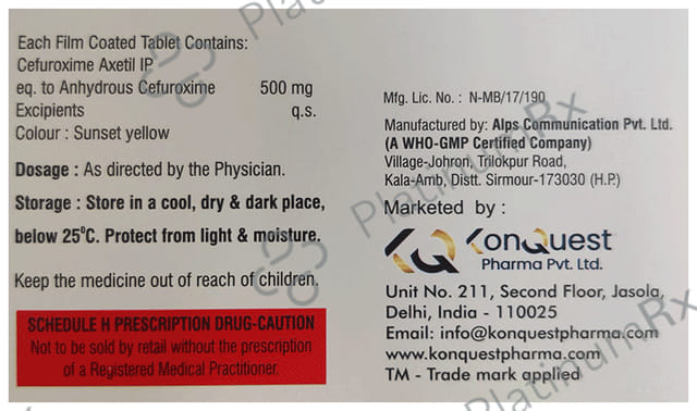 Konxime 500 Tablet