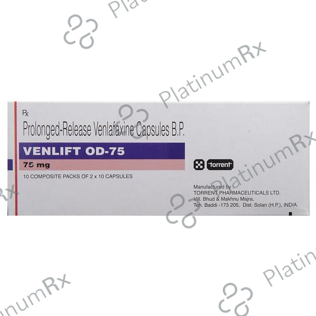 Venlift OD 75mg Capsule PR 10s