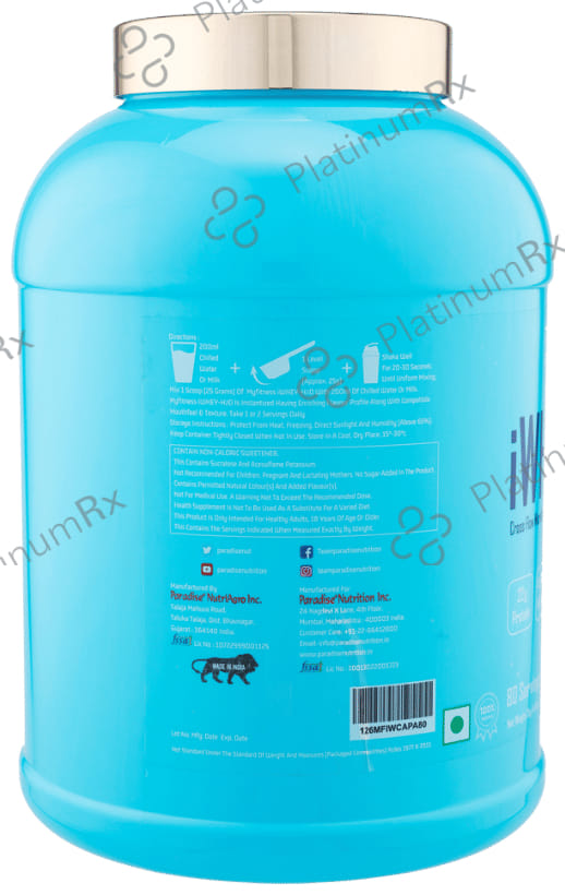 Myfitness iWhey - H2O Powder Cafe Paradise 2 kg