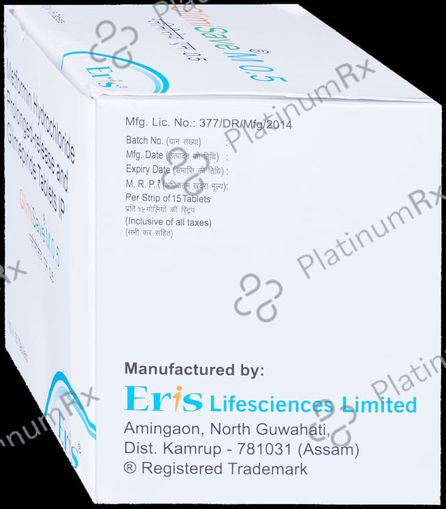 Glimisave M 0.5/500mg Tablet PR 15s