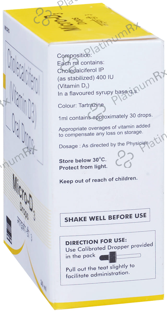 Micro D3 400IU Drop 30ml