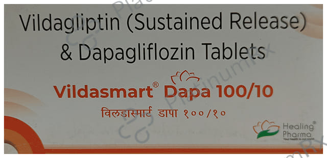 Vildasmart Dapa 100/10mg Tablet SR 10s