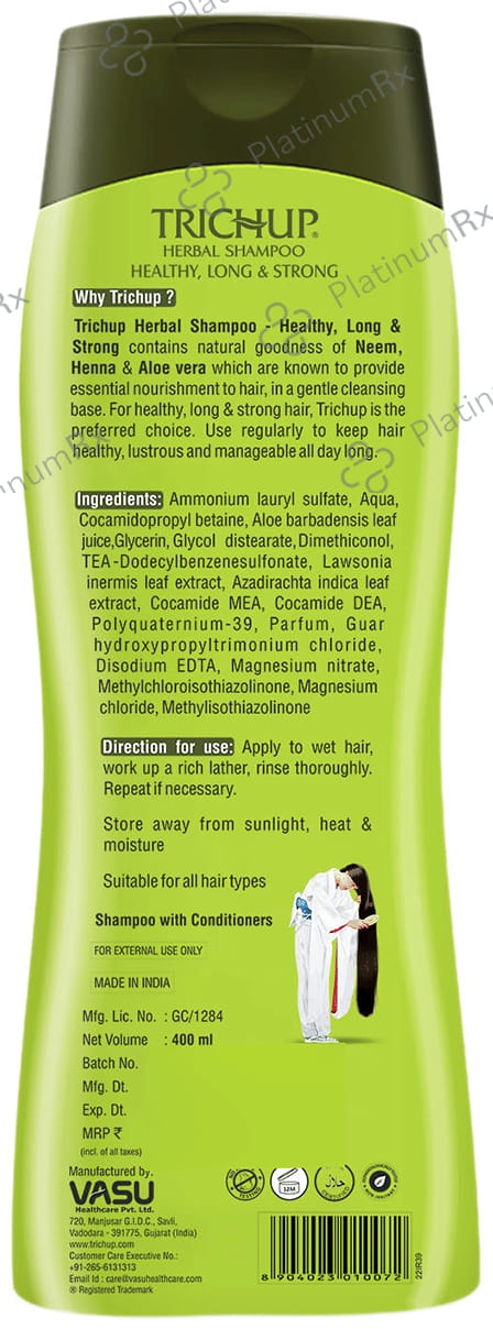 Trichup Healthy, Long & Strong Natural Shampoo 400 ml