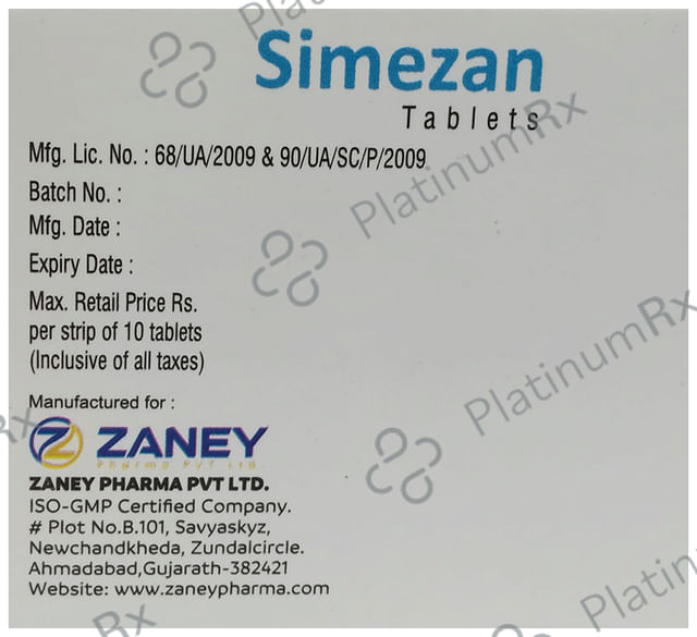 Simezan Tablet SR 10s
