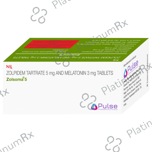 Zolsoma 5/3mg Tablet 10s