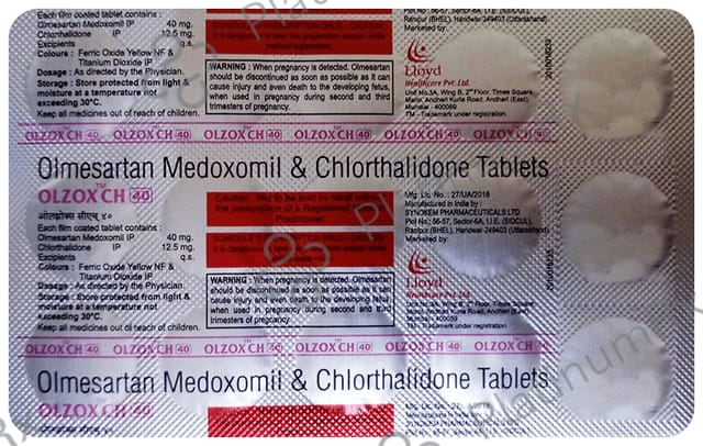 Olzox CH 40/12.5mg Tablet 15s