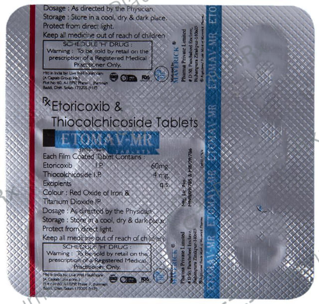 Etomav MR Tablet 10s