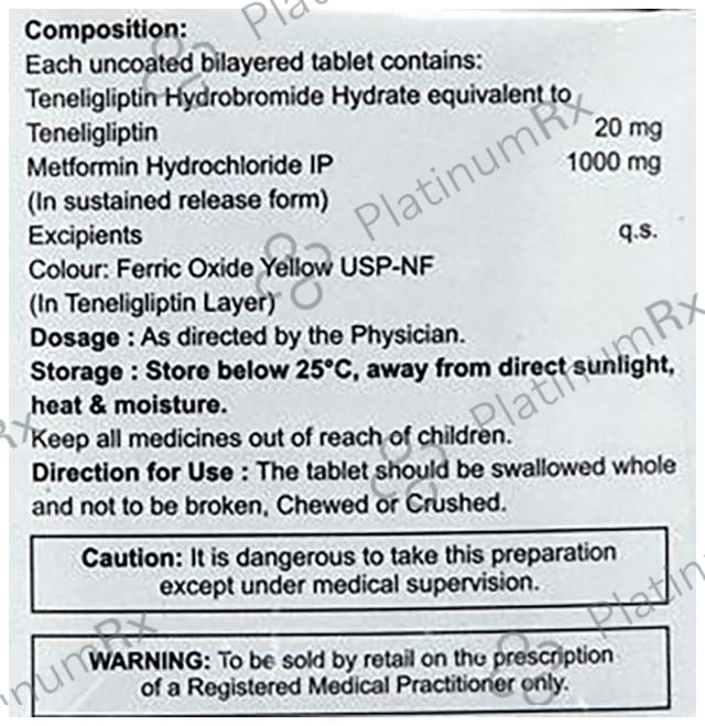 Ibgliptin-M 1000 Tablet SR